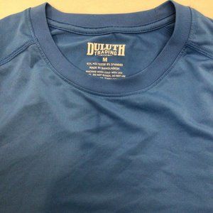 Duluth Trading CO Blue Long sleeve Spandex M Men's